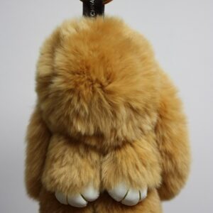 Accessory made of Natural rex rabbit fur.