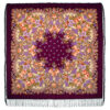 Pavlovo-Posad Shawl "Cvetet siren"100% Wool. Size 146*146. Author: Zinovieva Klara