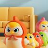 Wind-up chicken toy