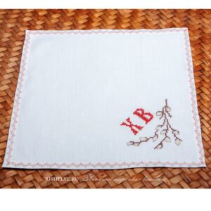 Beautiful napkin for Easter