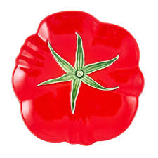 Serving Plate Tomato, ceramic, d 21 cm