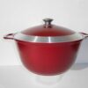 Uzbek Kazan Cookware , Cauldron(Casserole) with lid. 2-12L with decorative coating