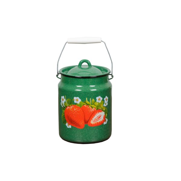 Enamel Milk Can with Lid, 3.5 L - Coming Soon