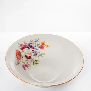 Porcelain Bowl 500 ml Ø20 cm – Hard Porcelain with Overglaze Decal