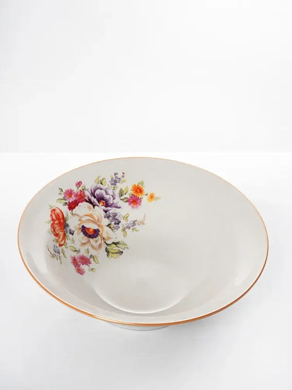Porcelain Bowl 500 ml Ø20 cm – Hard Porcelain with Overglaze Decal
