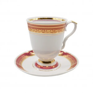 Tea Cup Set “Coral”, Dulevo Porcelain